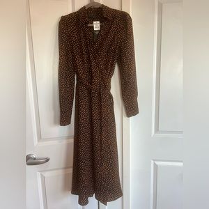 Gracia | Wrap Shirt Dress with Full Skirt